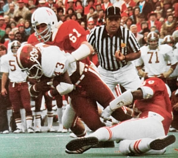 Clete Pillen 30 tackles 1976 Nebraska vs Oklahoma State